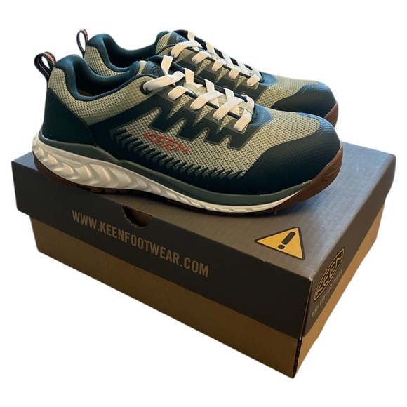KEEN Utility Womens 10 Arvada Composite Toe Industrial Work Sneakers Carbon Shoe - Picture 1 of 8